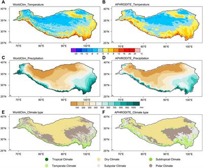 Changes of Köppen–Trewartha climate types in the Tibetan Plateau during the mid-Holocene, present-day, and the future based on high-resolution datasets